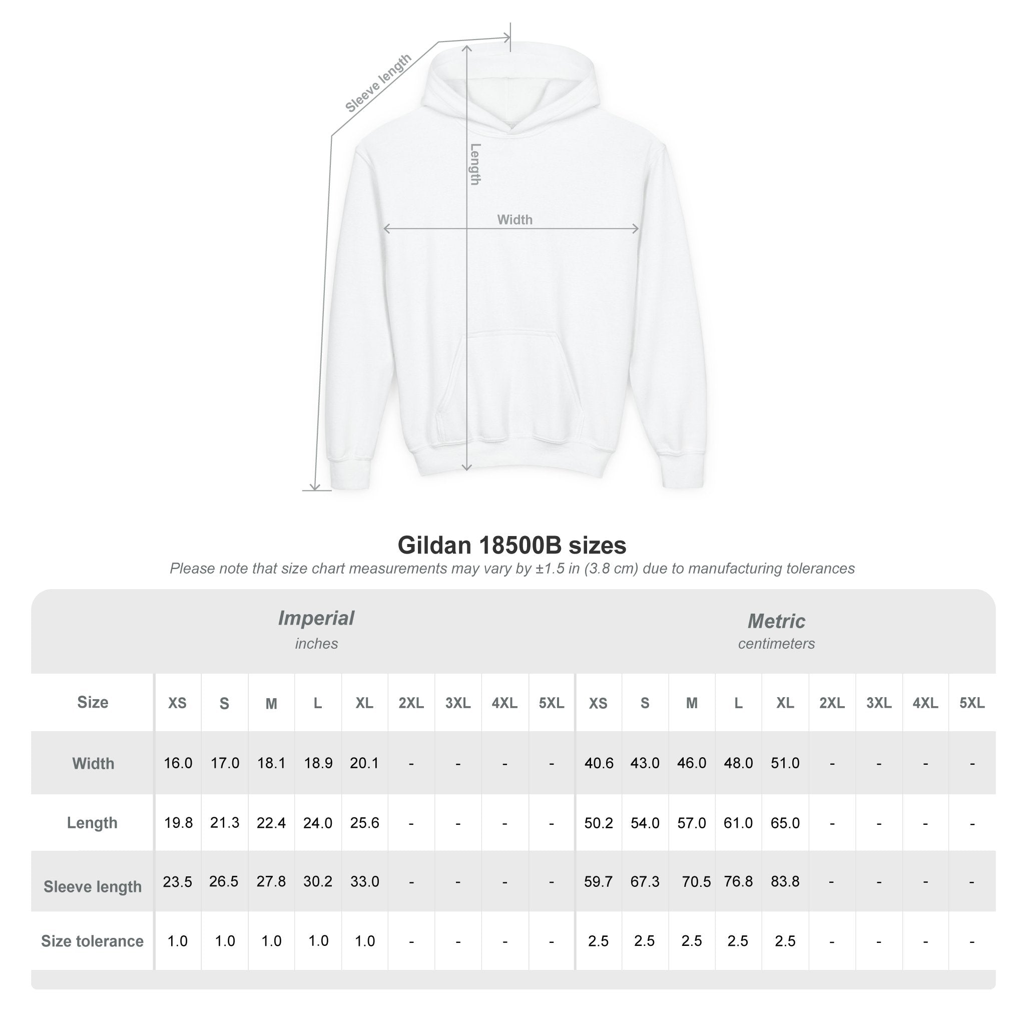 Youth Hoodie — "Best Friends" Cookie & Hot Chocolate Pullover