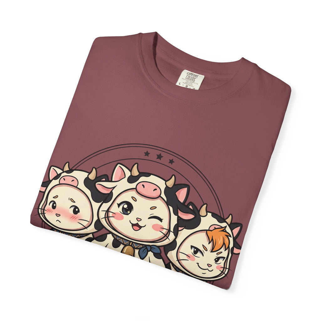 Cute Cow Cats trio