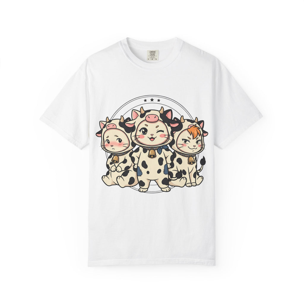 Cute Cow Cats trio