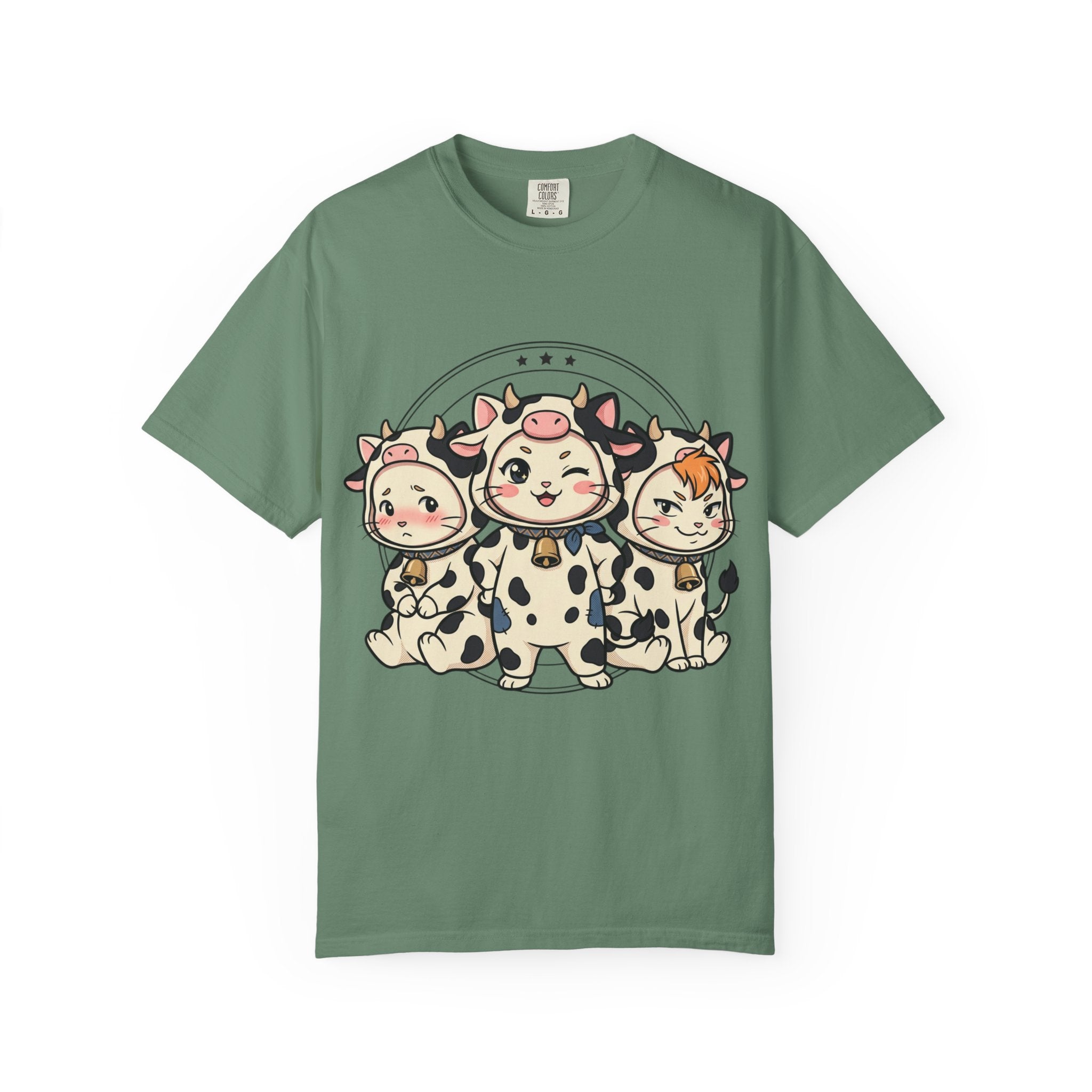 Cute Cow Cats trio