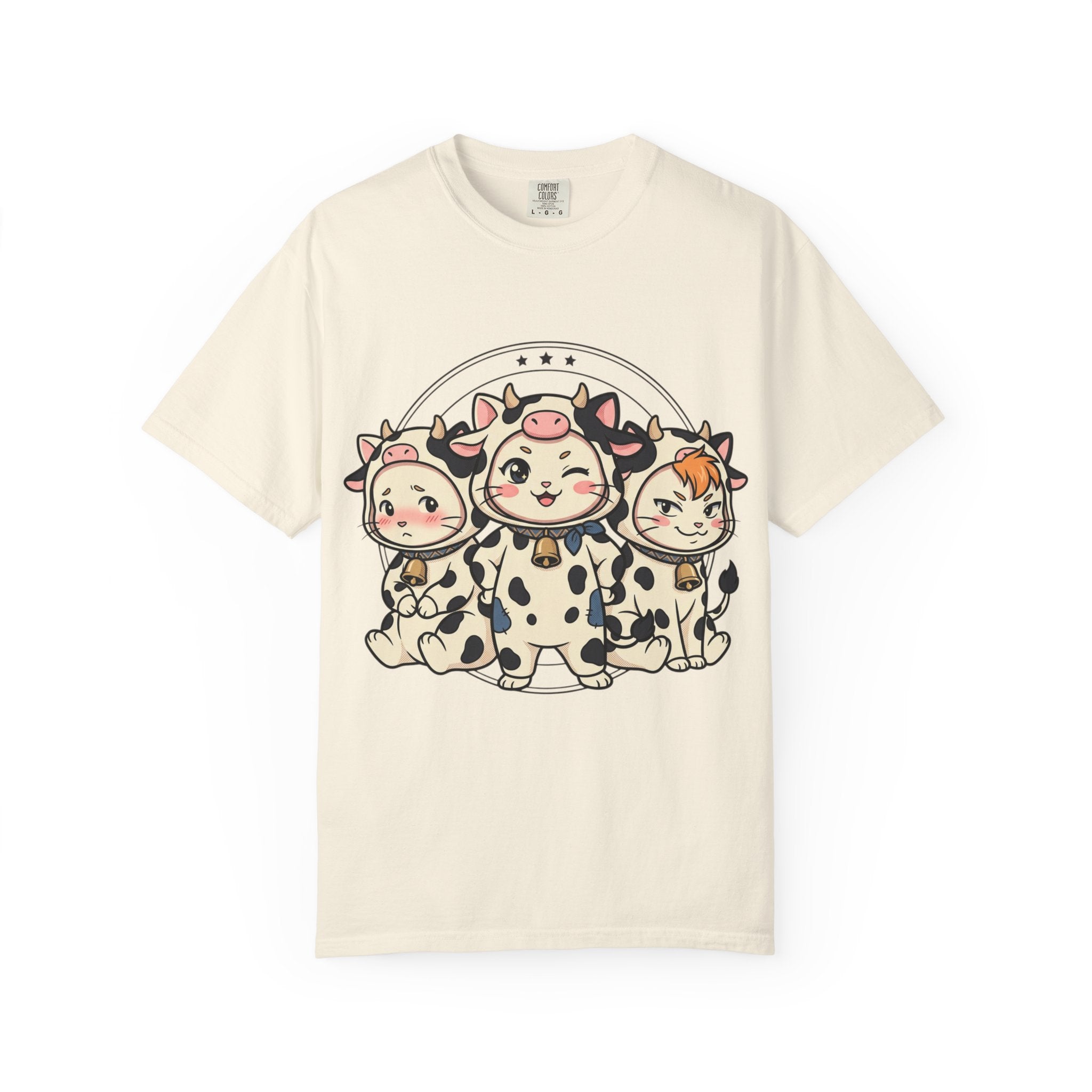 Cute Cow Cats trio