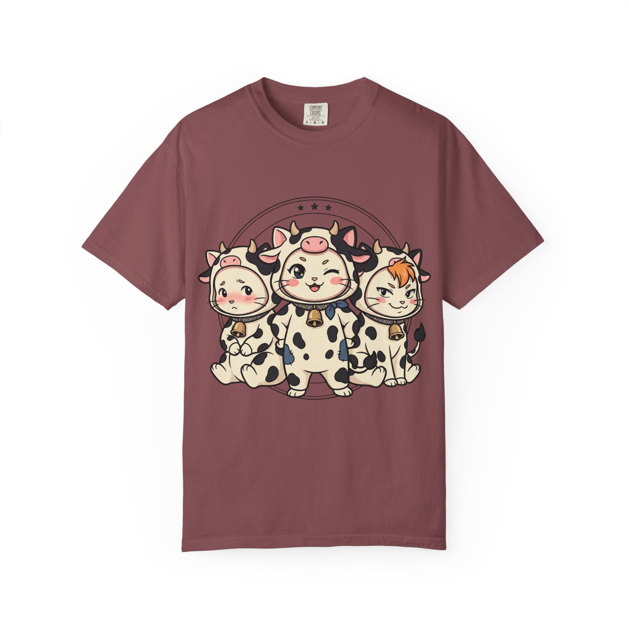 Cute Cow Cats trio