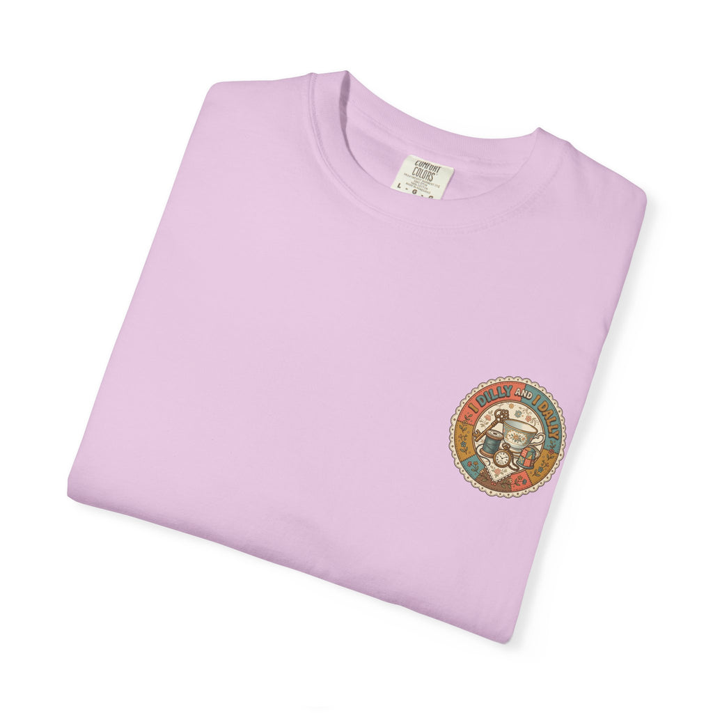 I Dilly and I Dally Vintage Tea Graphic T-Shirt