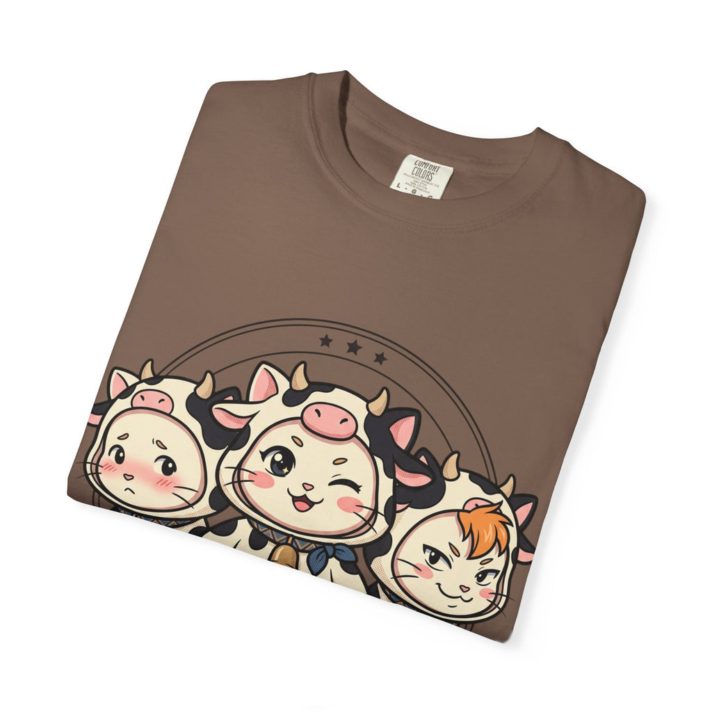 Cute Cow Cats trio