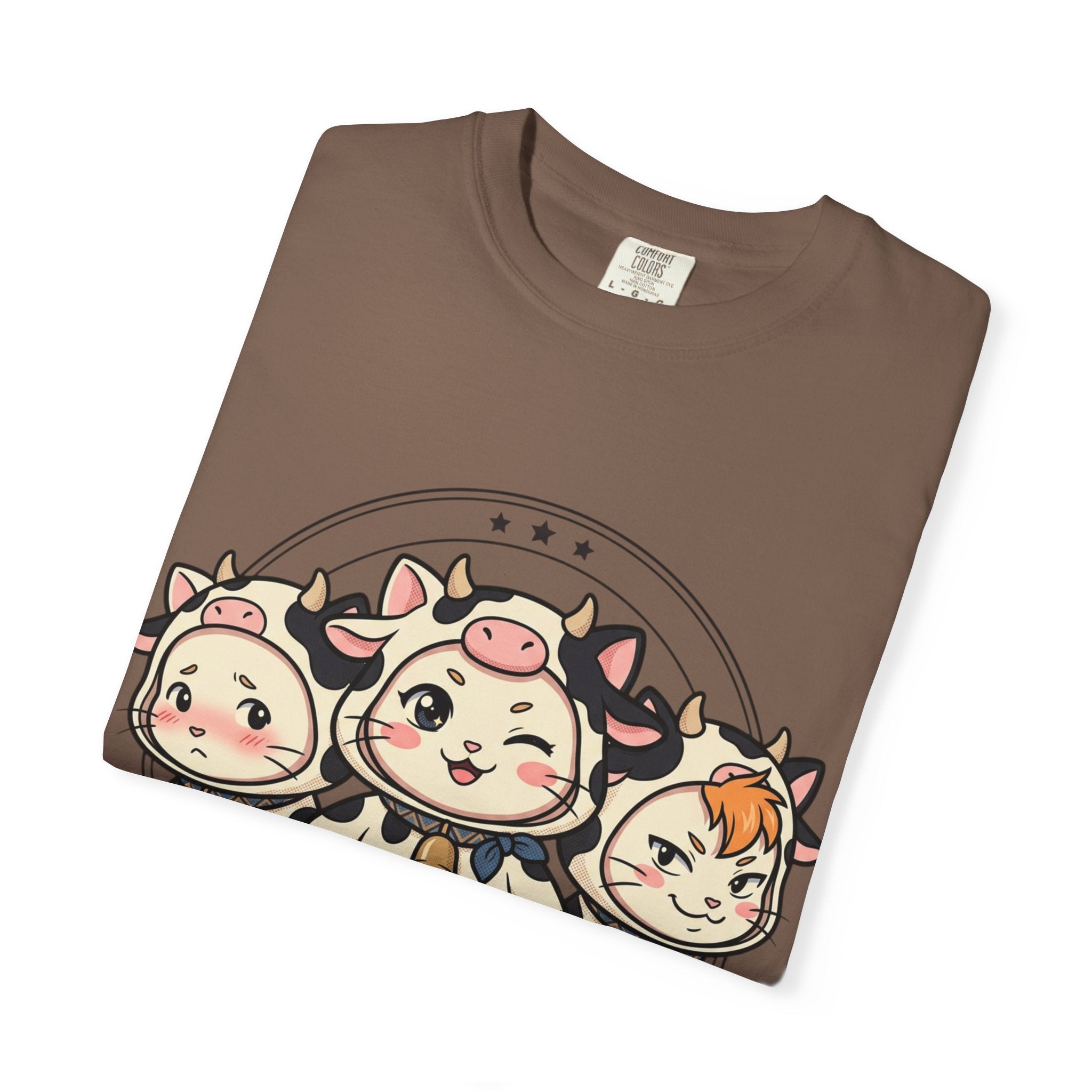 Cute Cow Cats trio