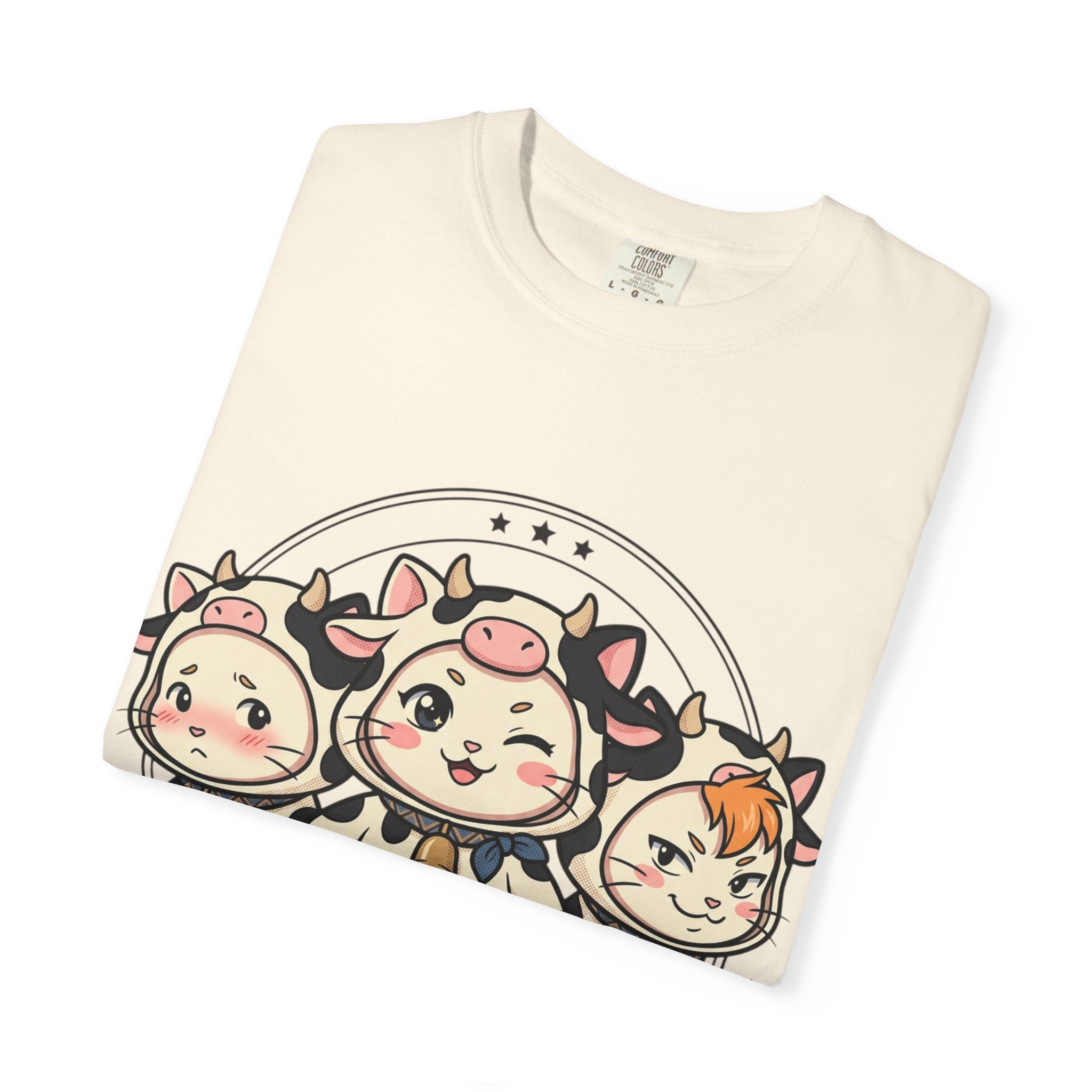 Cute Cow Cats trio