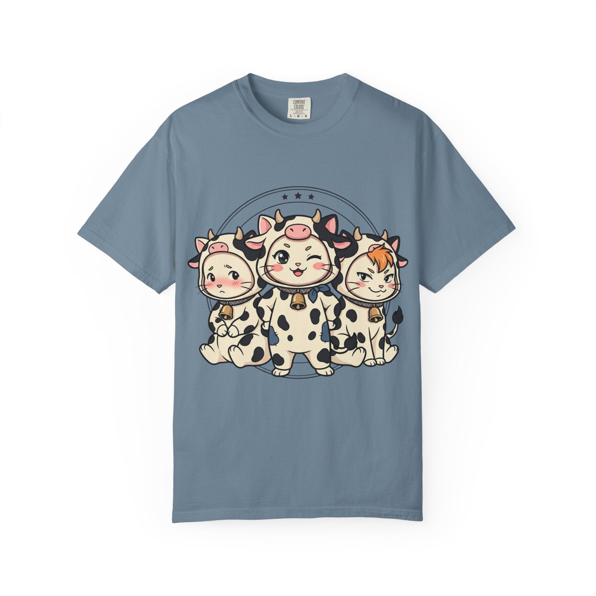 Cute Cow Cats trio