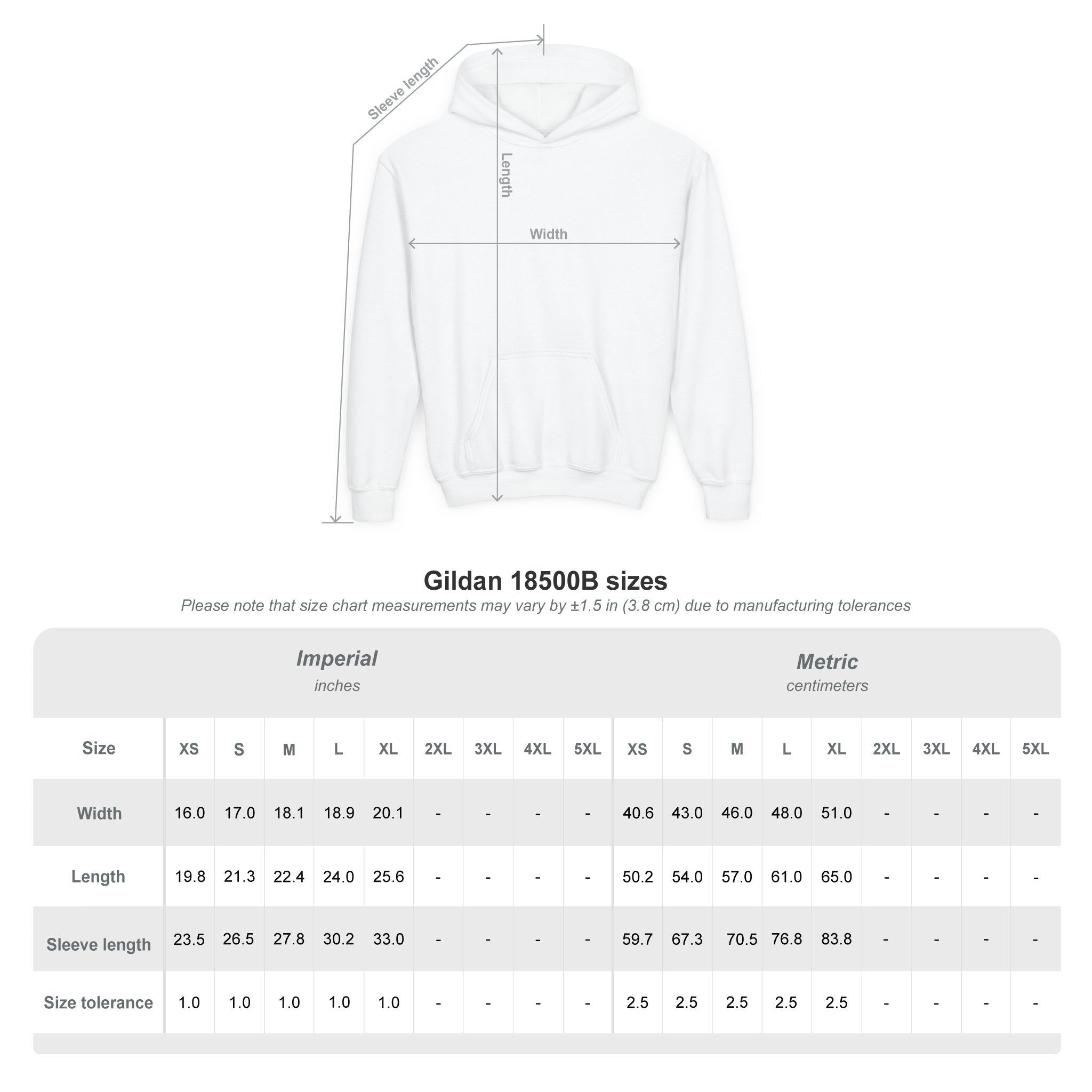 Youth Hoodie — "Best Friends" Cookie & Hot Chocolate Pullover