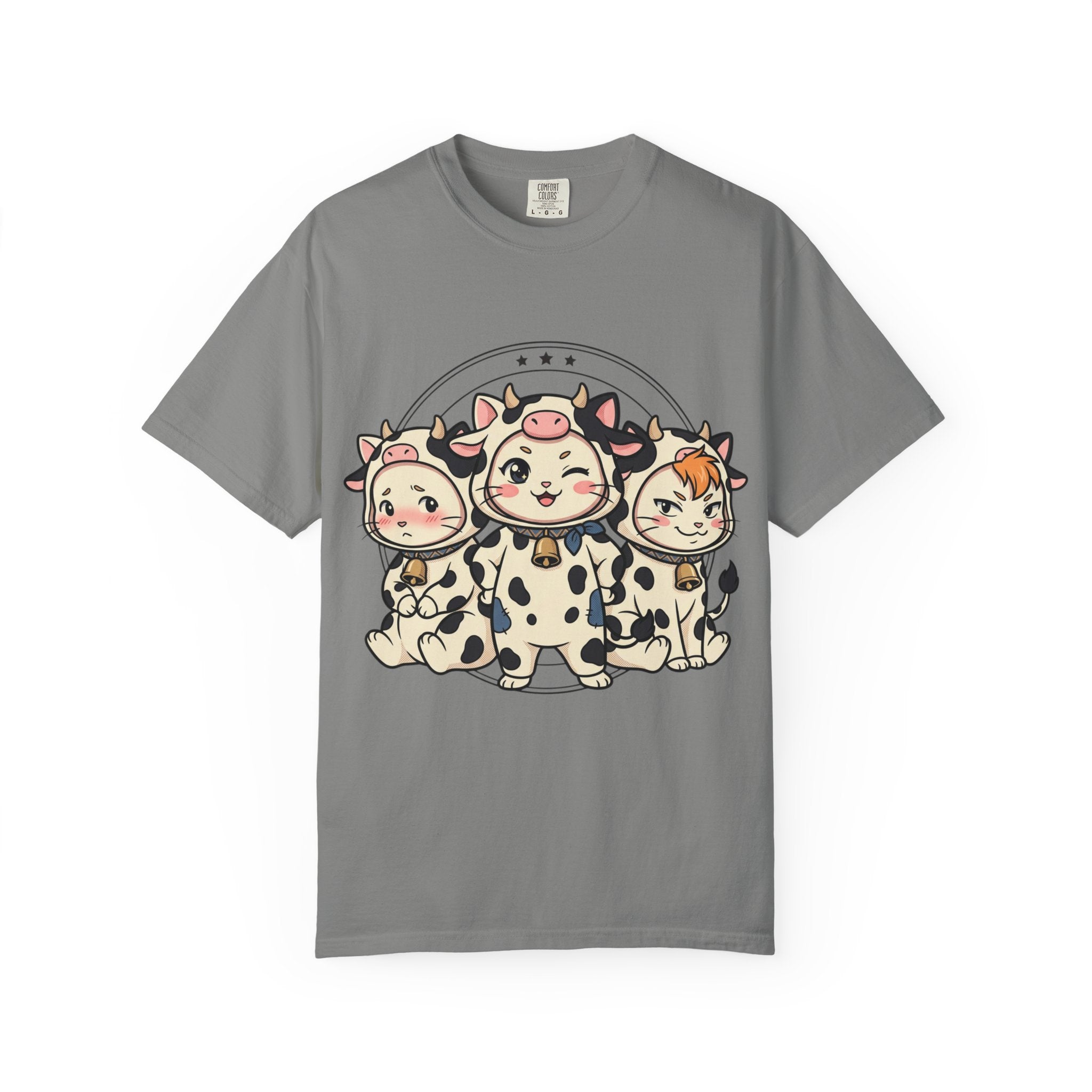 Cute Cow Cats trio