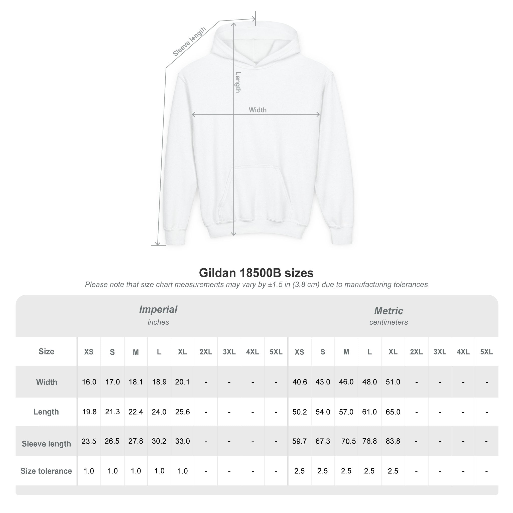 Youth Hoodie — "Best Friends" Cookie & Hot Chocolate Pullover