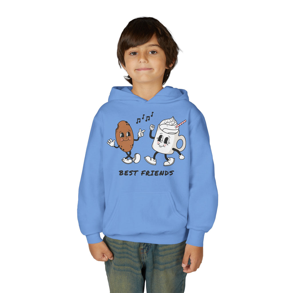 Youth Hoodie — "Best Friends" Cookie & Hot Chocolate Pullover
