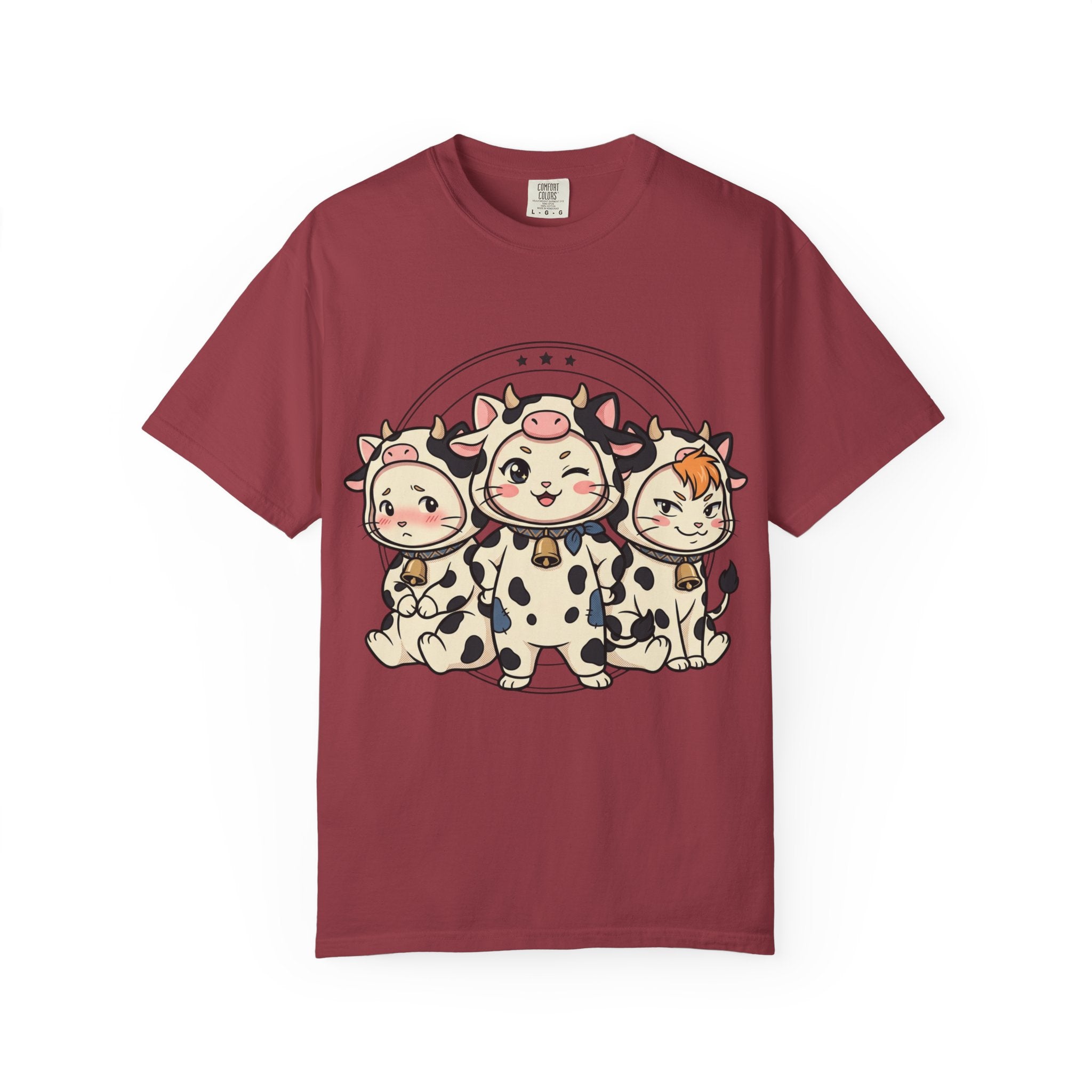 Cute Cow Cats trio