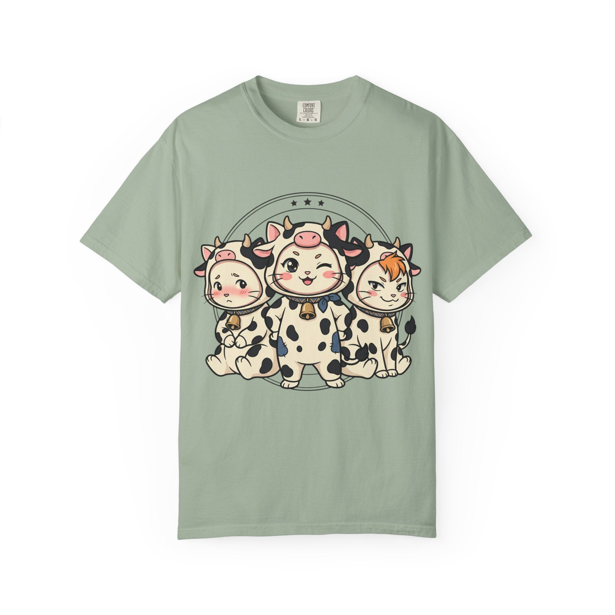 Cute Cow Cats trio