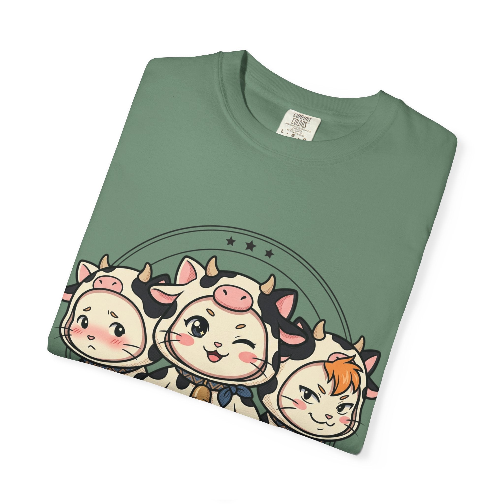 Cute Cow Cats trio