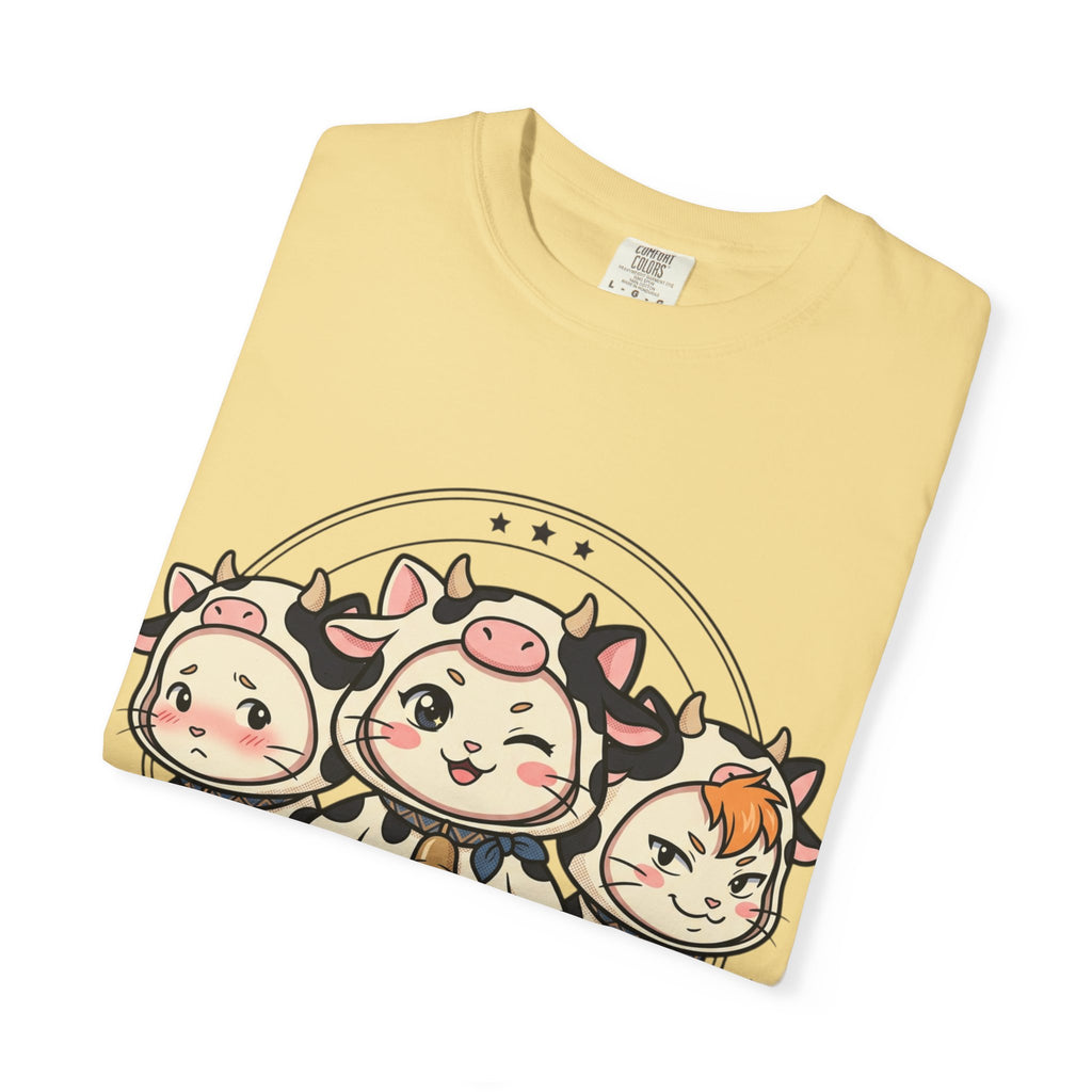 Cute Cow Cats trio