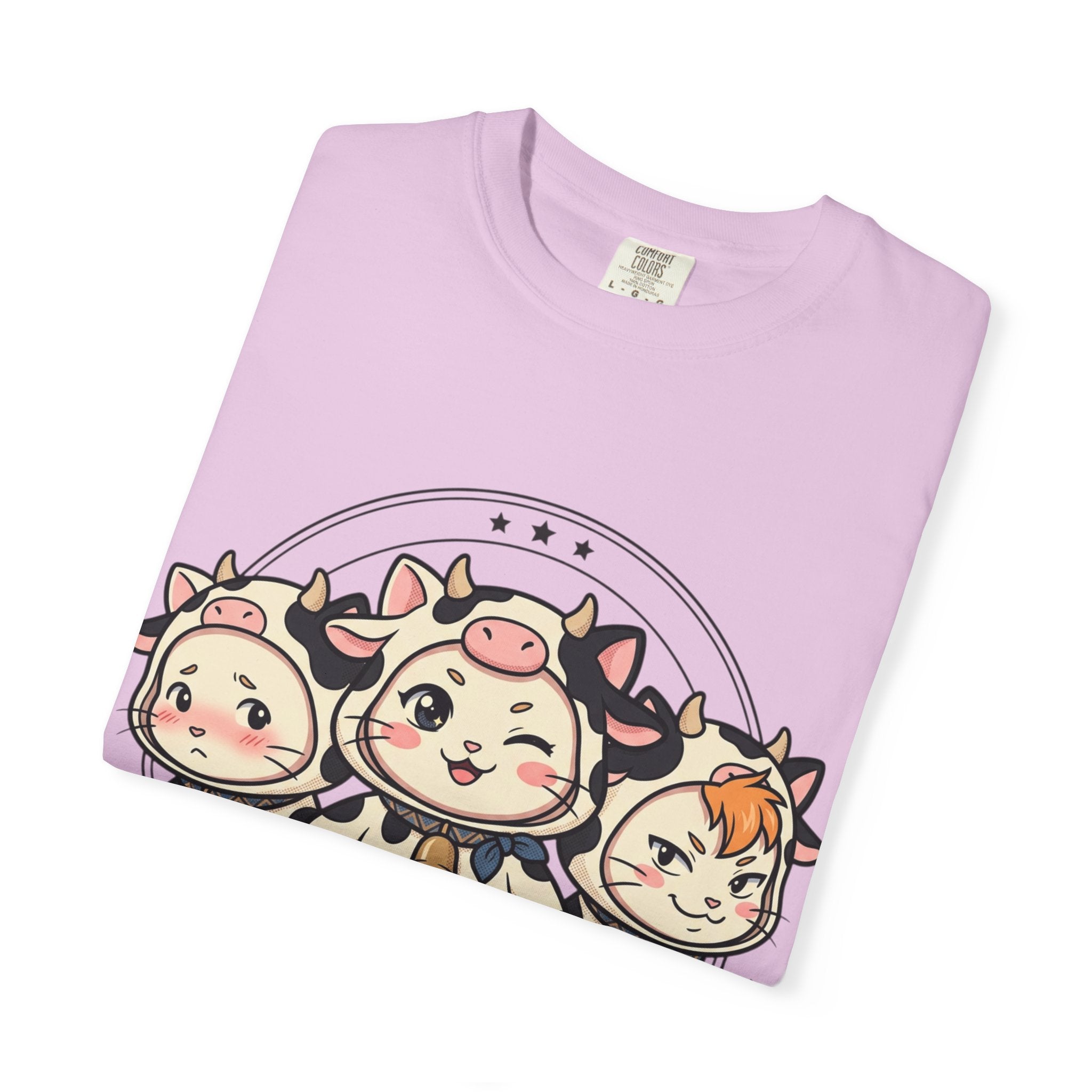 Cute Cow Cats trio