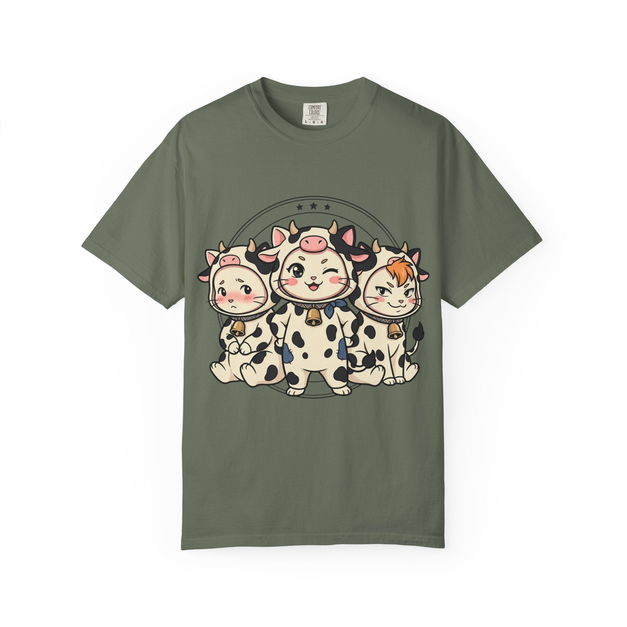 Cute Cow Cats trio