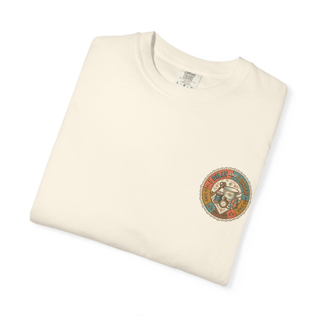 I Dilly and I Dally Vintage Tea Graphic T-Shirt
