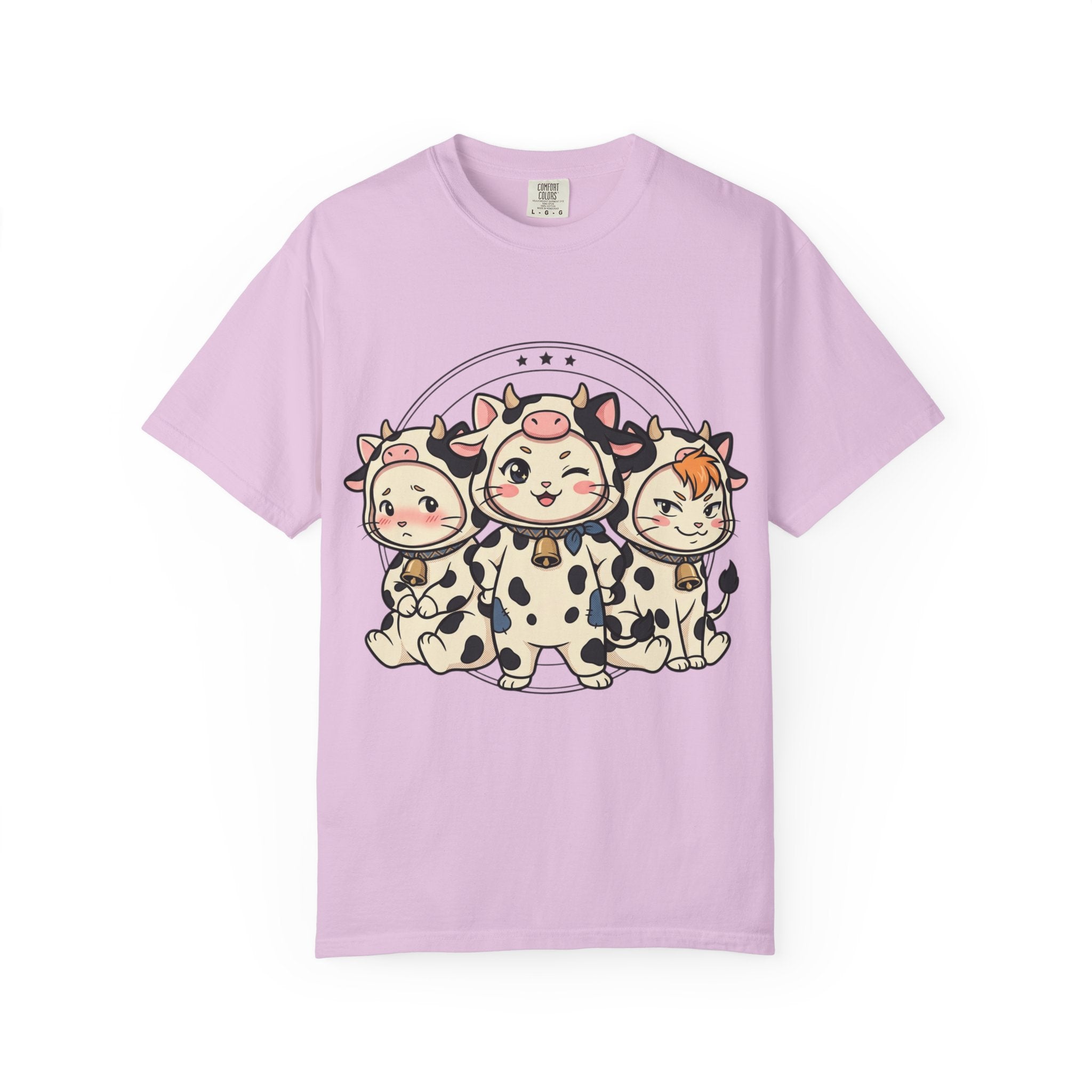 Cute Cow Cats trio