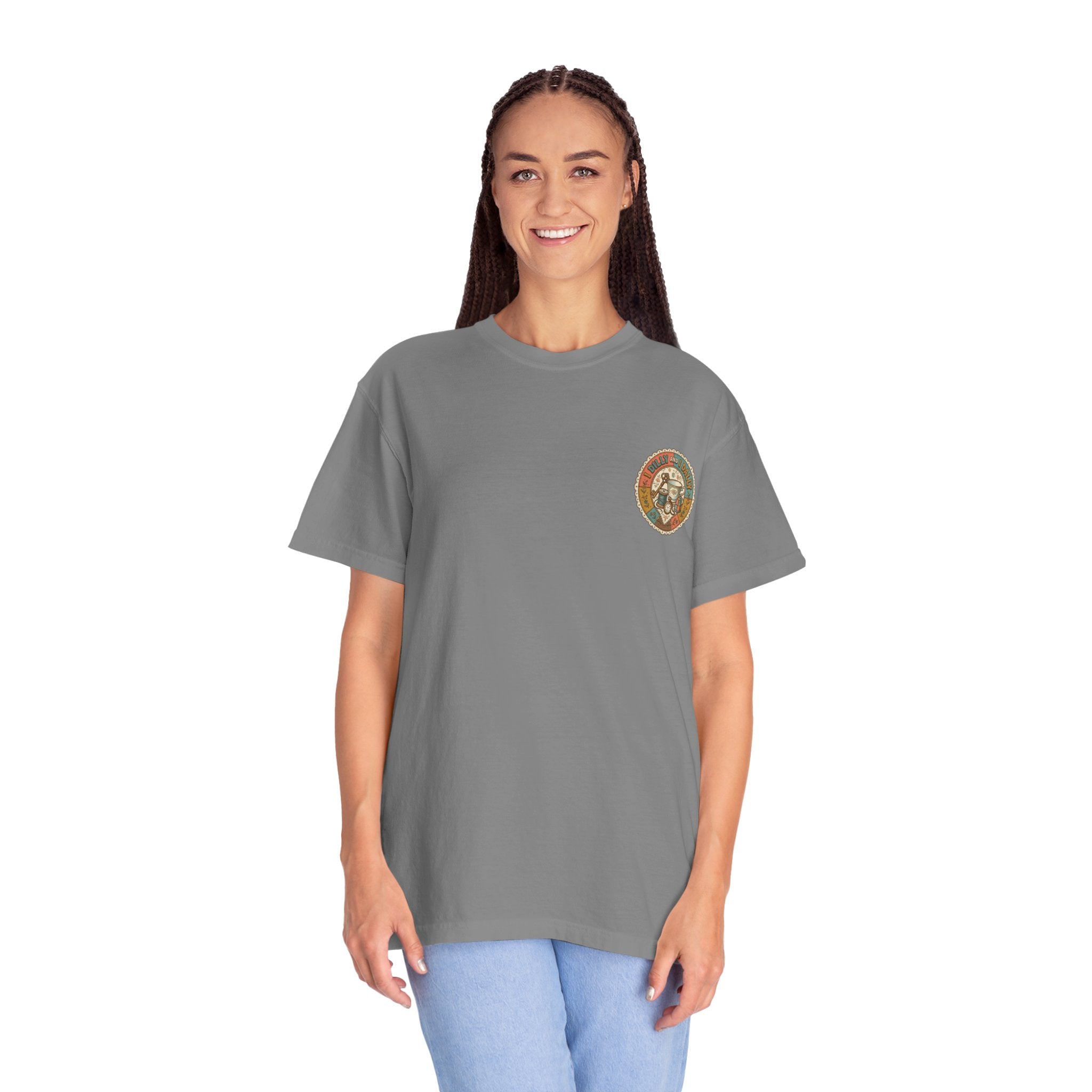 I Dilly and I Dally Vintage Tea Graphic T-Shirt