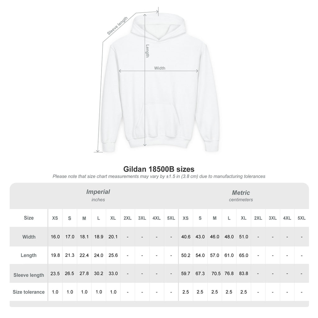 Youth Hoodie — "Best Friends" Cookie & Hot Chocolate Pullover