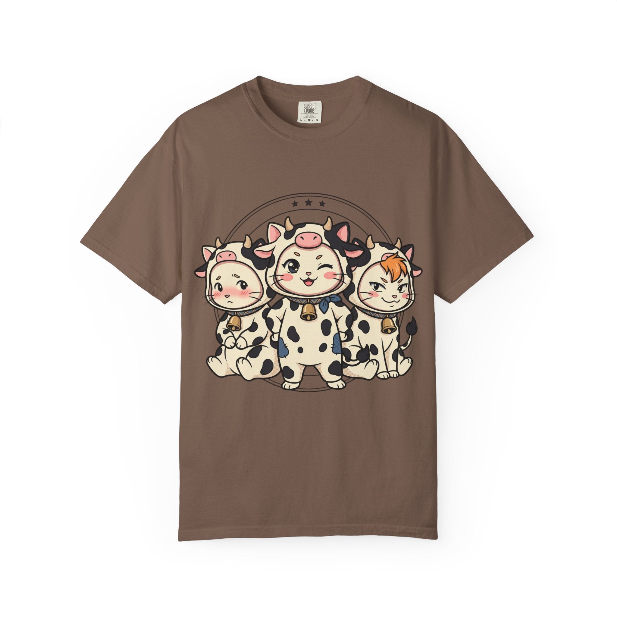 Cute Cow Cats trio