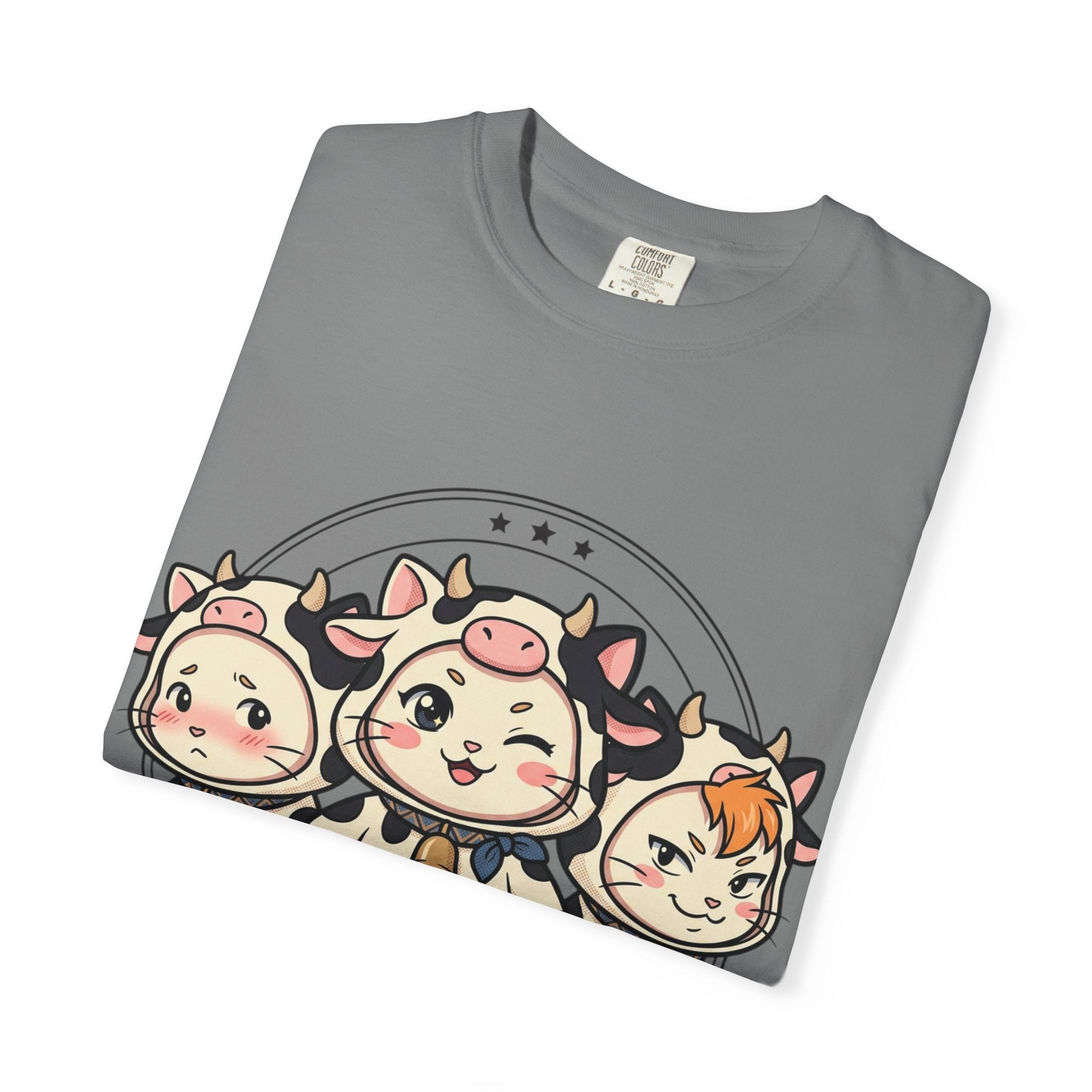 Cute Cow Cats trio