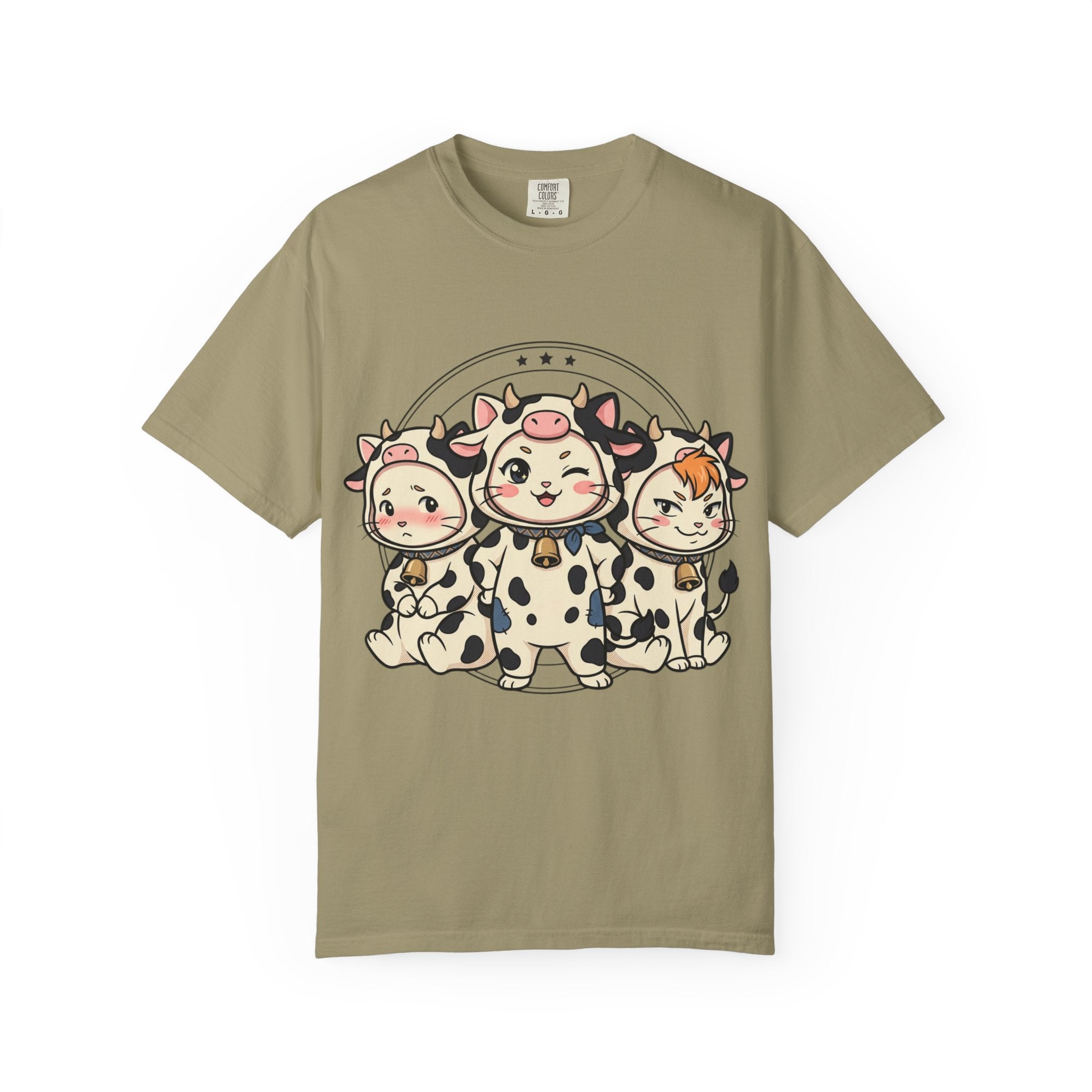 Cute Cow Cats trio