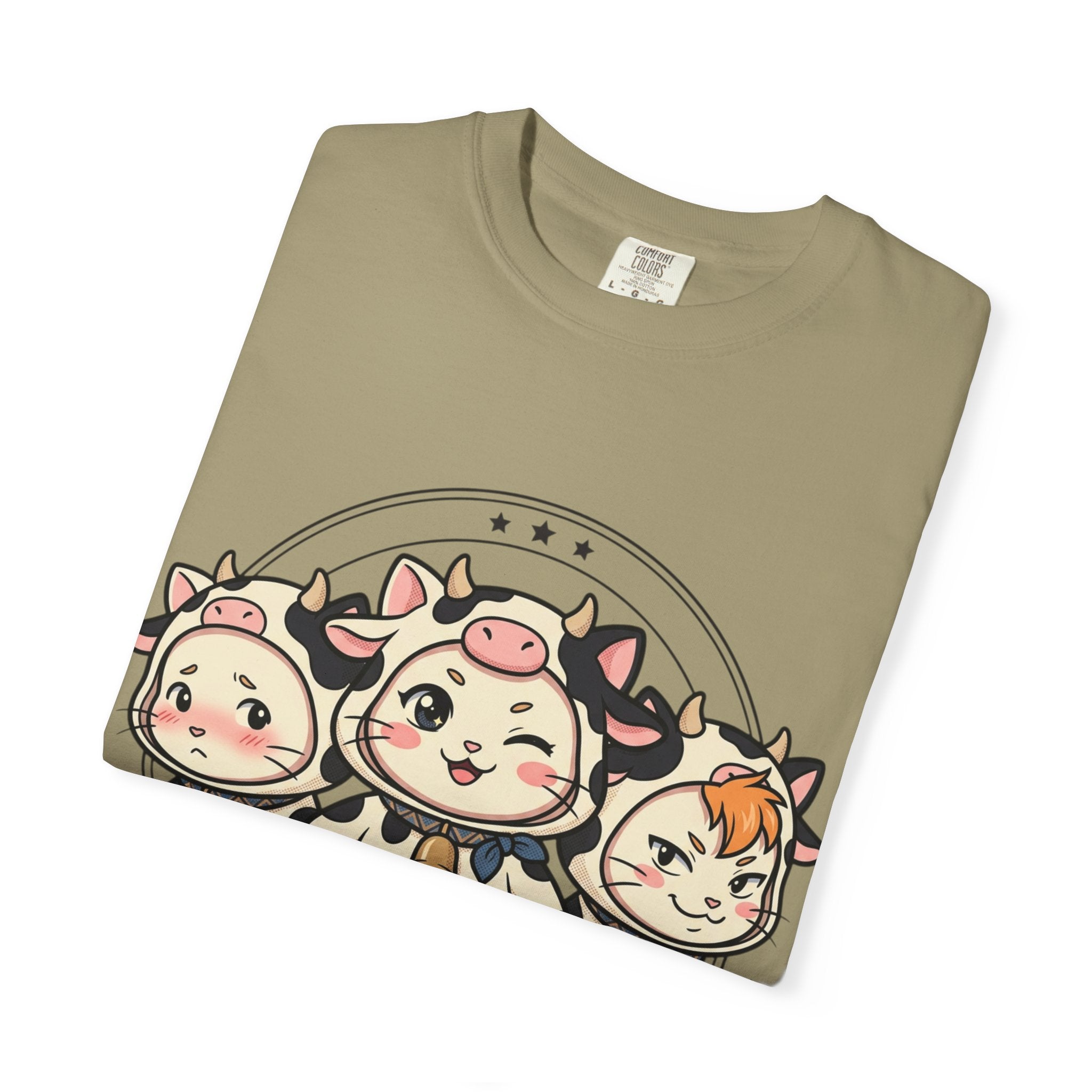 Cute Cow Cats trio