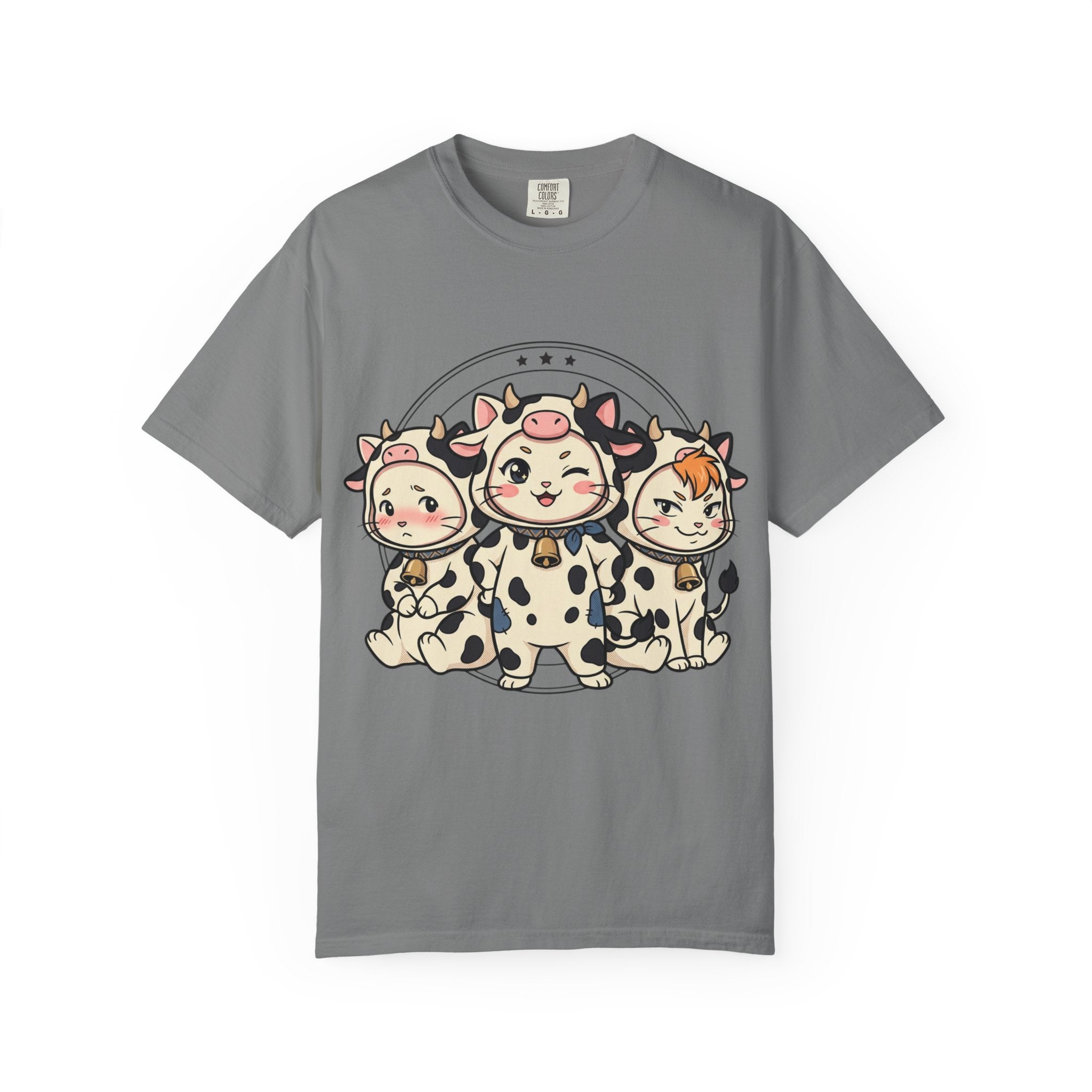 Cute Cow Cats trio