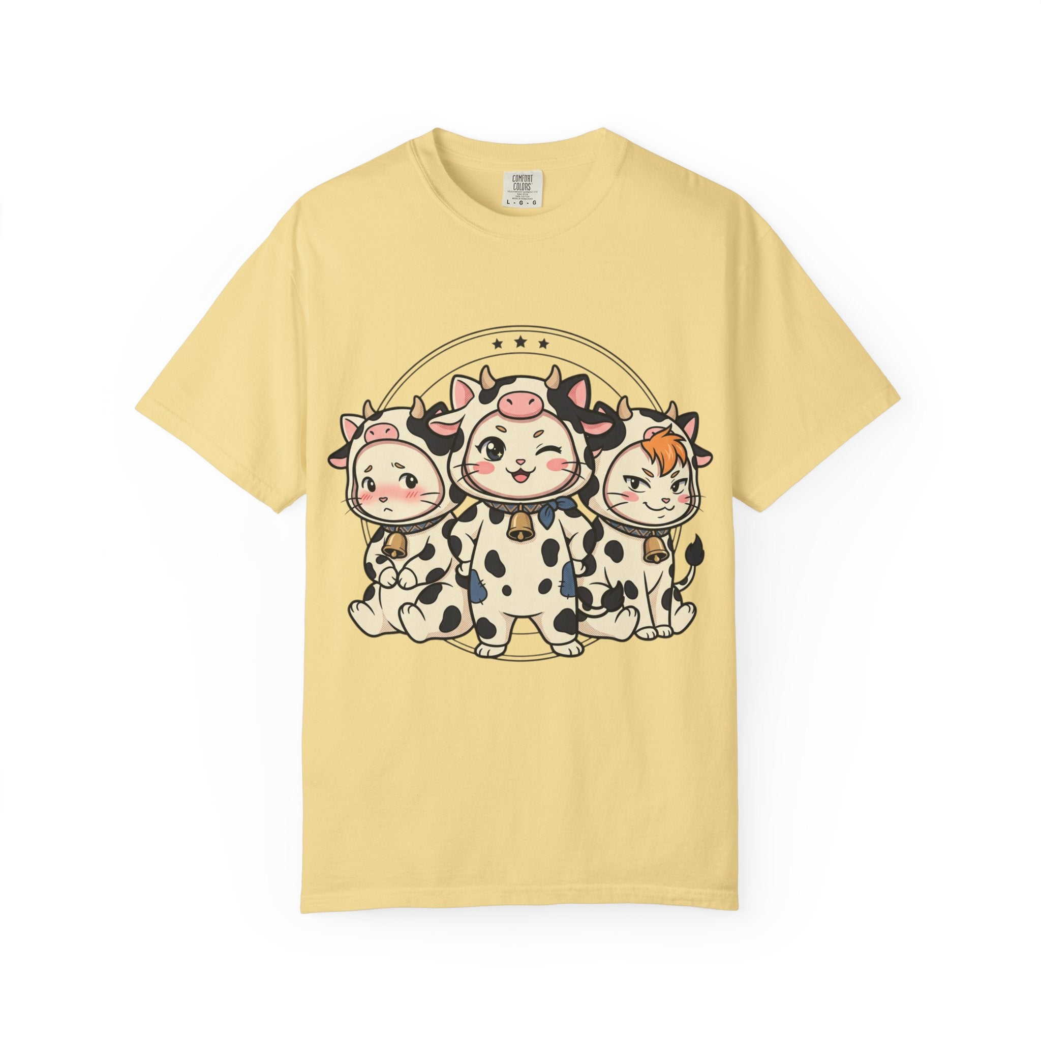 Cute Cow Cats trio