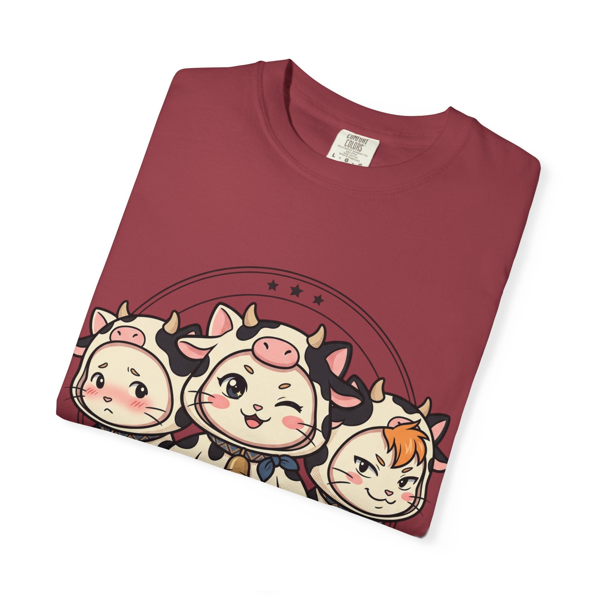 Cute Cow Cats trio