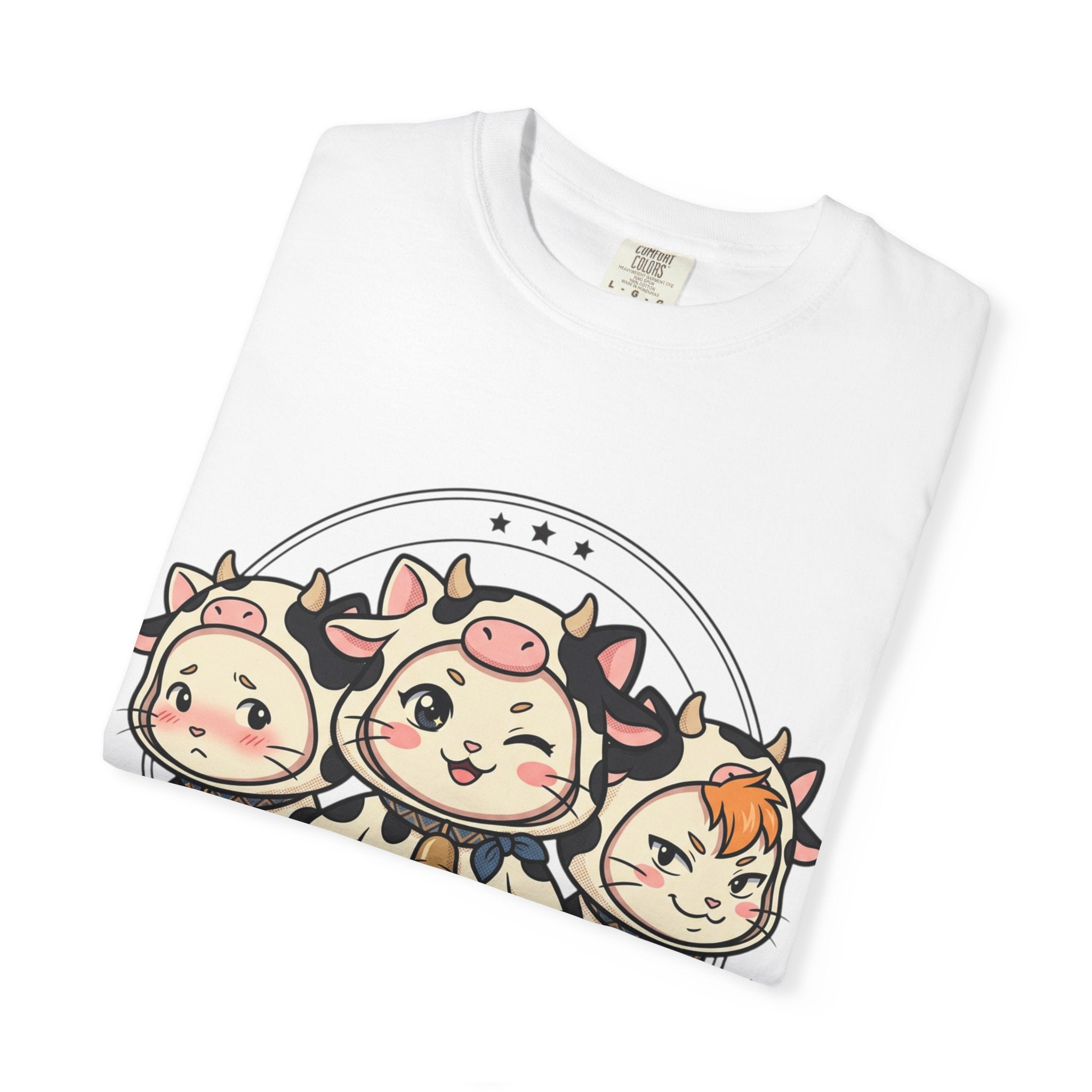 Cute Cow Cats trio